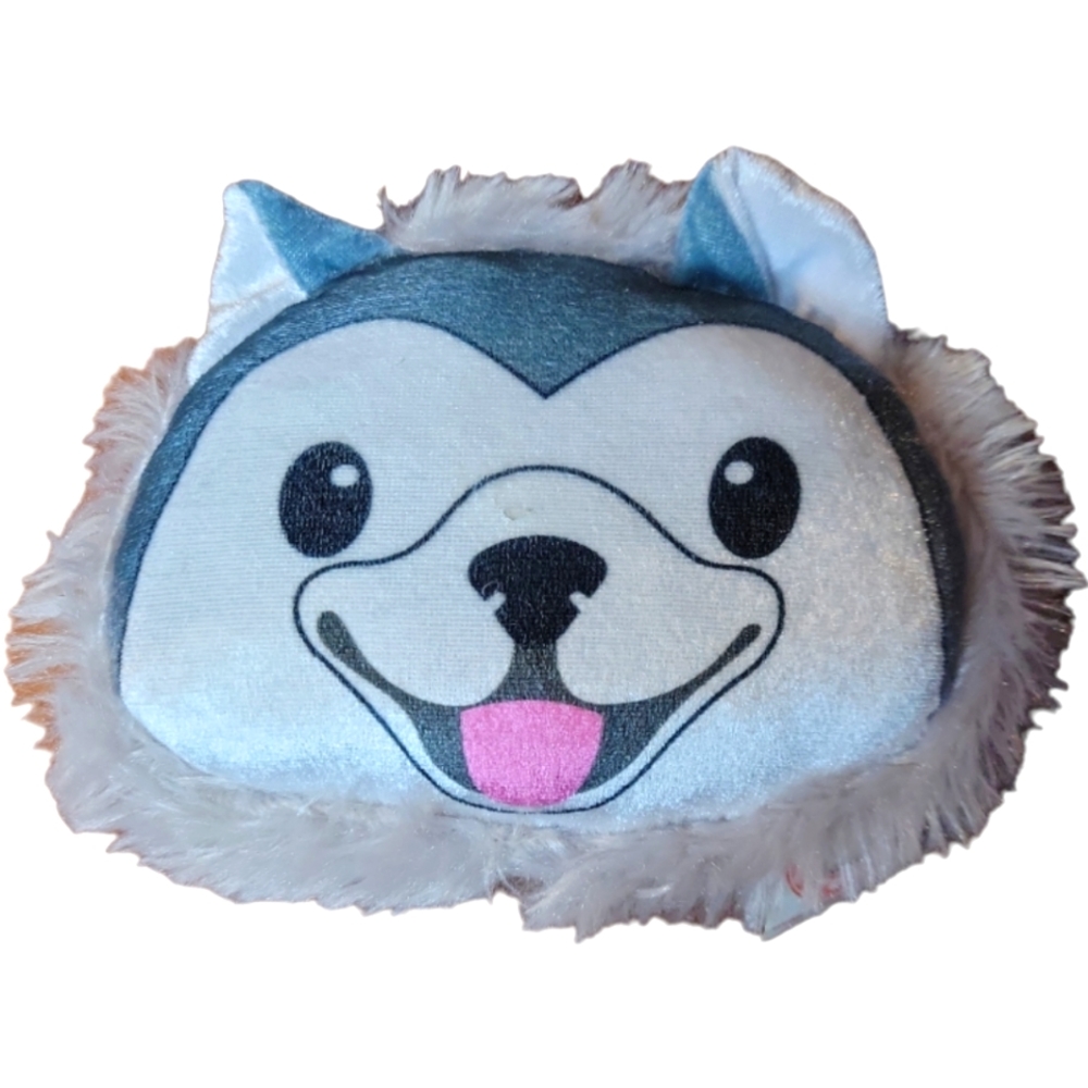 Peek-a-Boo Toys Wolf Head Mini Pillow Plush Stuffed 7"